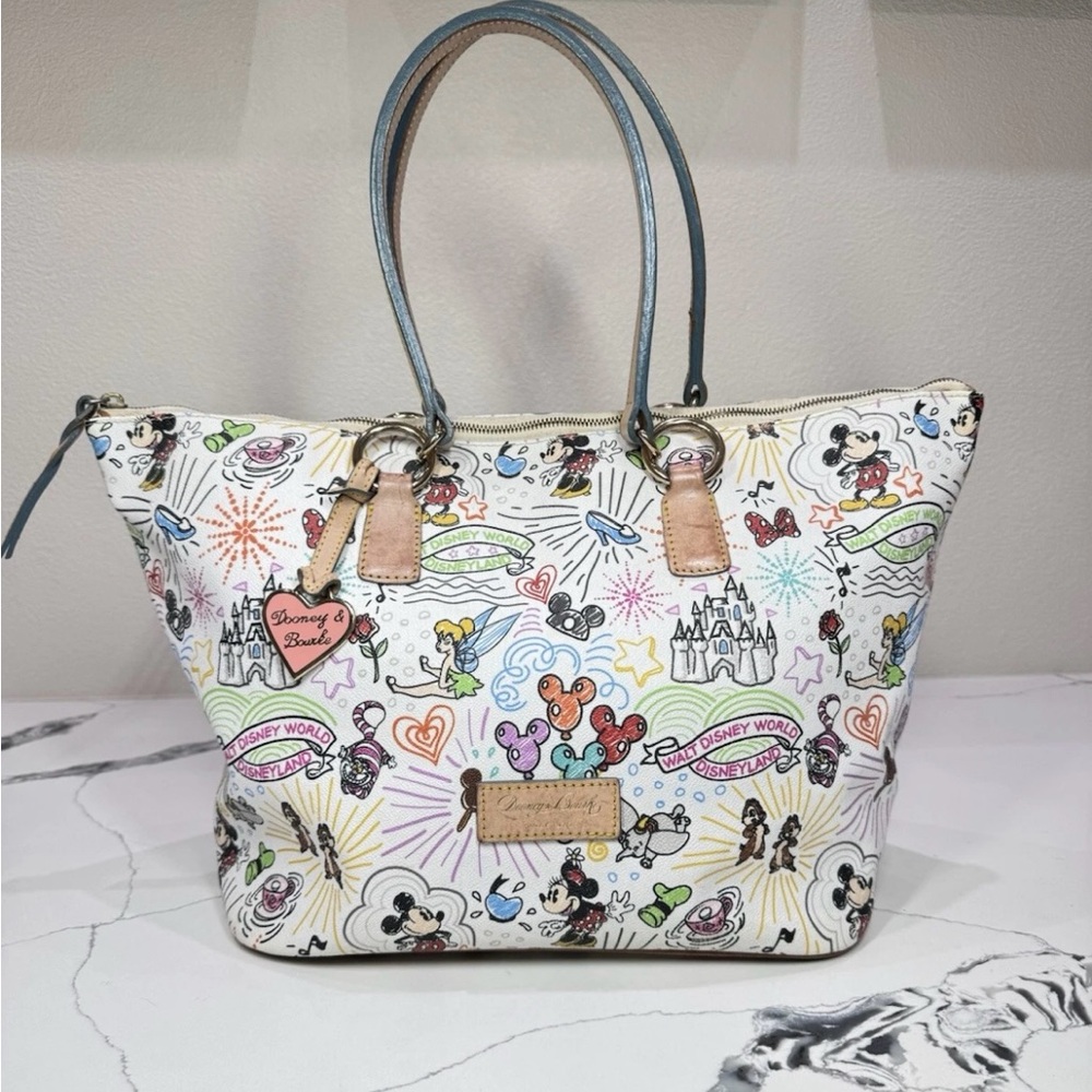 Dooney & Bourke White Disney-Themed Tote Bag